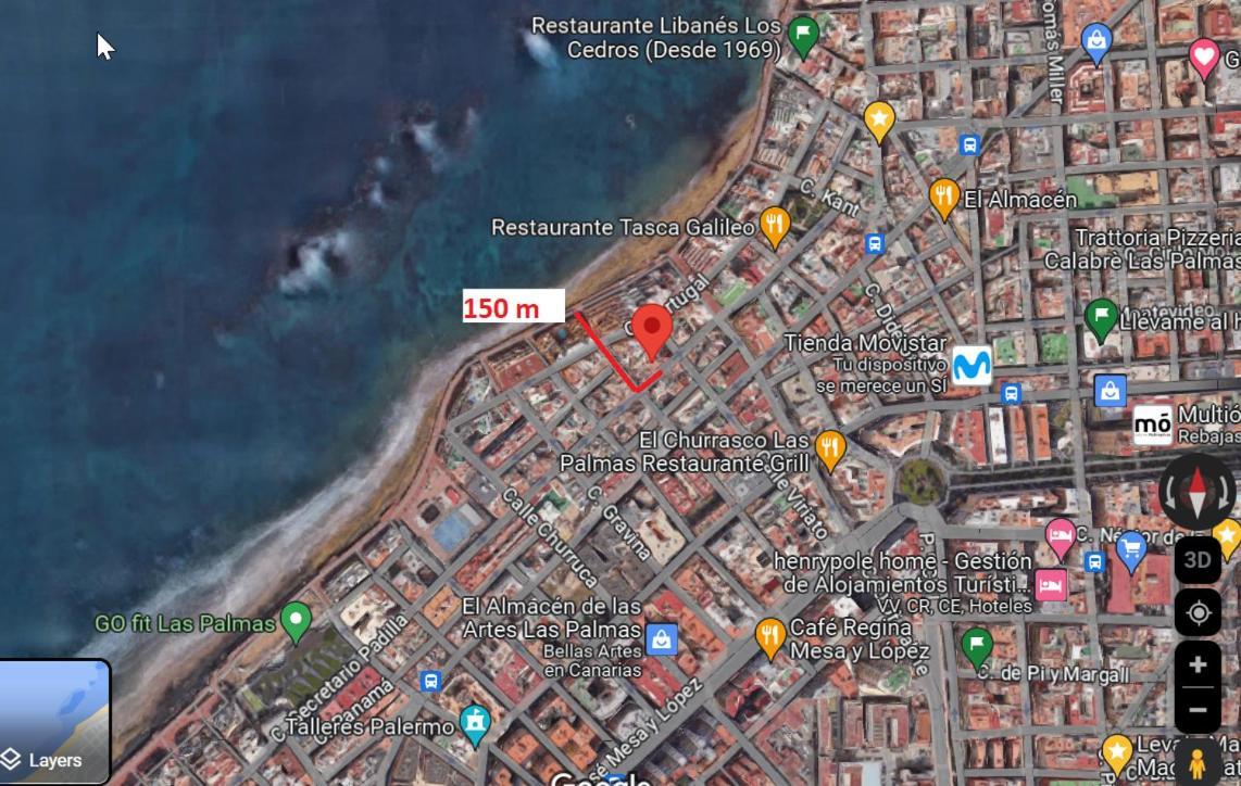 Studio In Las Canteras Beach Las Palmas de Gran Canaria Ngoại thất bức ảnh